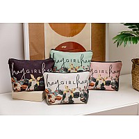 Negiga Cow Gifts Western Makeup Bag Cow Makeup Bag Cow Print Stuff Makeup Bags For Women