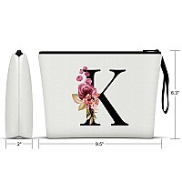 Vavabox Az Personalized Makeup Bagbirthday Gifts For Women Momgifts For Best Friendbride Bridesmaid Cosmetic Bag K White