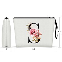 Vavabox Az Personalized Makeup Bagbirthday Gifts For Women Momgifts For Best Friendbride Bridesmaid Cosmetic Bag S White