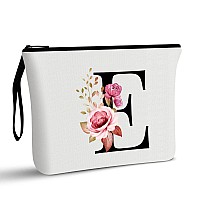 Vavabox Az Personalized Makeup Bagbirthday Gifts For Women Momgifts For Best Friendbride Bridesmaid Cosmetic Bag E White