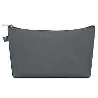 Wandf Cosmetic Bag For Women Makeup Bag Organizer Mini Makeup Pouch For Purse Water Resistant Girls Giftmdark Grey