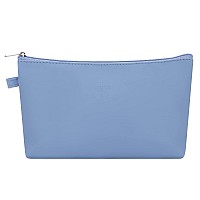 Wandf Cosmetic Bag For Women Makeup Bag Organizer Mini Makeup Pouch For Purse Water Resistant Girls Giftmblue