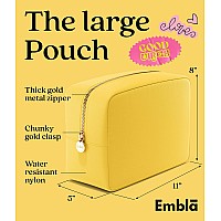 Embla Makeup Bag Travel Cosmetic Bag Toiletry Bag Cute Makeup Organizer Nylon Zipper Pouch Purse Storage Bag Cosmetics Organi