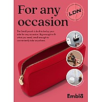 Embla Makeup Bag Travel Cosmetic Bag Toiletry Bag Cute Makeup Organizer Nylon Zipper Pouch Purse Storage Bag Cosmetics Organi