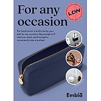 Embla Makeup Bag Travel Cosmetic Bag Toiletry Bag Makeup Organizer Nylon Zipper Pouch Purse Storage Bag Cosmetics Organizer