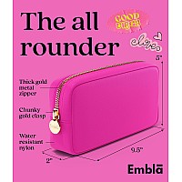 Embla Makeup Bag Travel Cosmetic Bag Toiletry Bag Cute Makeup Organizer Nylon Zipper Pouch Purse Storage Bag Cosmetics Organi