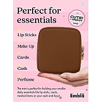 Embla Makeup Bag Travel Cosmetic Bag Toiletry Bag Makeup Organizer Nylon Zipper Pouch Purse Storage Bag Cosmetics Organizer