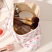 Mhdgg Makeup Bag Cosmetic Bag For Women Large Capacity Floral Cosmetic Bag Makeup Bags Women Travel Accessories Organizer Storag