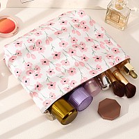 Mhdgg Makeup Bag Cosmetic Bag For Women Large Capacity Floral Cosmetic Bag Makeup Bags Women Travel Accessories Organizer Storag