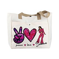 Blupark Song Makeup Bag Singer Song Gift Singer Fan Gift Singer Inspired Cosmetic Bag Music Gift (Peace Love Se To)