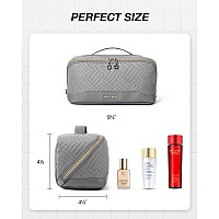 Bagsmart Makeup Bag Cosmetic Bag Travel Makeup Bagwaterresistent Makeup Bags For Women Portable Pouch Open Flat Make Up Organ