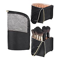 Monstina Makeup Brush Organzier Baghigh Capacity Portable Standup Makeup Brush Holderprofessional Artist Makeup Brush Sets Ca