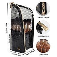 Monstina Makeup Brush Organzier Baghigh Capacity Portable Standup Makeup Brush Holderprofessional Artist Makeup Brush Sets Ca