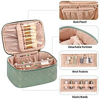 Ocheal Makeup Bag Portable Cosmetic Bag Large Capacity Travel Makeup Case Organizer Pink Makeup Bags For Women Toiletry Bag F