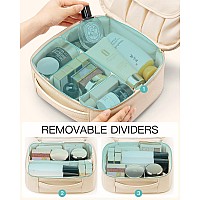 Vlando Travel Gifts For Womentravel Makup Organizer Bagwaterproof Makeup Storage Cosmetic Baginitial Mothers Day Gifts Gradua