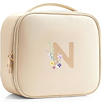 Vlando Preppy Gifts For Girlmonogrammed Makeup Bag With Compartmentunique Friendship Gifts For Friends Bridal Shower Giftslet