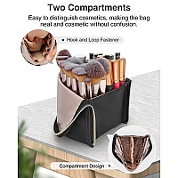 Makeup Brush Case Travel Makeup Brush Holder Extra Large Makeup Brush Bag Professional Cosmetic Bag Artist Storage Bag Standup