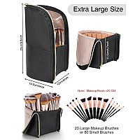 Makeup Brush Case Travel Makeup Brush Holder Extra Large Makeup Brush Bag Professional Cosmetic Bag Artist Storage Bag Standup