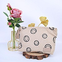 Boyatu Makeup Pouch Small Cosmetic Bag Cute Pouches For Purse Boho Makeup Bags For Women 03Boho Floral