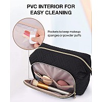 Bagsmart Travel Makeup Bag Cosmetic Bag Small Make Up Organizer Casewideopen Pouch For Women Purse For Toiletries Accessories