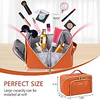 Zauknya Large Capacity Travel Cosmetic Bag