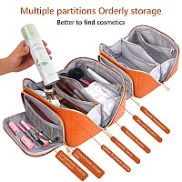 Zauknya Large Capacity Travel Cosmetic Bag