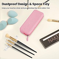 Xcrucc Travel Makeup Brush Holder Silicone Makeup Brush Holder Makeup Brush Bbag Bpa Free Travel Accessories79 X 315 X 118 In