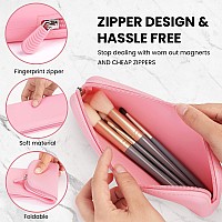 Xcrucc Travel Makeup Brush Holder Silicone Makeup Brush Holder Makeup Brush Bbag Bpa Free Travel Accessories79 X 315 X 118 In