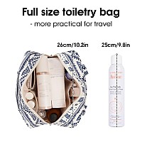 Narwey Full Size Toiletry Bag Women Large Makeup Bag Organizer Travel Cosmetic Bag For Toiletries Essentials Accessories Elepha