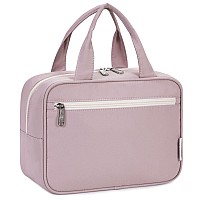 Narwey Large Toiletry Bag Women Makeup Bag Organizer Travel Cosmetic Bag For Toiletries Essentials Accessories Dusty Rose