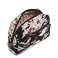 Vera Bradley Womens Cotton Medium Cosmetic Makeup Organizer Bag Botanical Paisley One Size