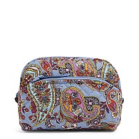 Vera Bradley Womens Cotton Medium Cosmetic Makeup Organizer Bag Provence Paisley One Size