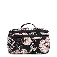 Vera Bradley Womens Cotton Brush Up Cosmetic Makeup Organizer Case Botanical Paisley One Size