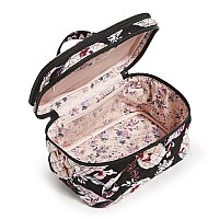 Vera Bradley Womens Cotton Brush Up Cosmetic Makeup Organizer Case Botanical Paisley One Size