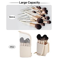 Monstina Makeup Brush Organzier Baghigh Capacity Portable Standup Makeup Brush Holderprofessional Artist Makeup Brush Sets Ca