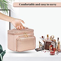 Makeup Bag Organizertravel Makeup Bags For Womencosmetic Case Organizer Fits Bottles Vertically Toiletry Bag With Adjustable