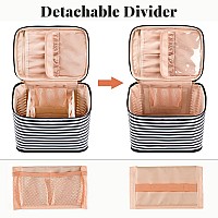 Ocheal Makeup Baglarge Travel Makeup Bag Organizer Cosmetic Bags For Women Washable Make Up Bag Makeup Organizer Case With Divi