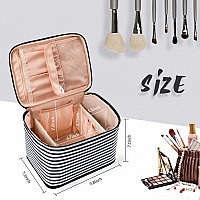 Ocheal Makeup Baglarge Travel Makeup Bag Organizer Cosmetic Bags For Women Washable Make Up Bag Makeup Organizer Case With Divi