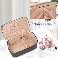 Ocheal Makeup Bag Travel Makeup Bag Organizer Waterproof Cosmetics Make Up Bagtoiletry Bag For Womenlarge Capacity For Girls