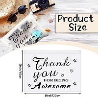 Sotiff 60 Pcs Bulk Inspirational Gifts For Women Inspirational Makeup Bags Eva Cosmetic Toiletry Bags Thank You Encouragement C