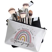 Deanfun Small Makeup Case Cute And Waterproof Cosmetic Bag For Womenrainbow You Are Nothing Short Of Amazing D556380