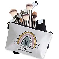 Deanfun Small Makeup Case Cute And Waterproof Cosmetic Bag For Womenrainbow Sometimes You Forget That Youre Awesome So Thi