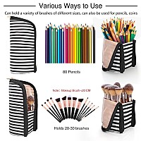 Makeup Brush Case Travel Makeup Brush Holder Portable Makeup Brush Bag Professional Cosmetic Bag Artist Storage Bag Essentials S