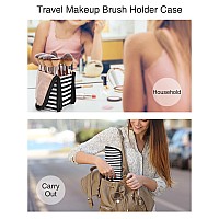 Makeup Brush Case Travel Makeup Brush Holder Portable Makeup Brush Bag Professional Cosmetic Bag Artist Storage Bag Essentials S