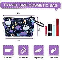 Gloppie Makeup Bag Cute Sunscreen Bag Travel Cosmetic Bag Must Have Purse Essentials Swans