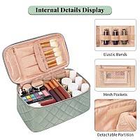 Ocheal Makeup Bag Travel Makeup Bag Waterproof Cosmetics Organizer Make Up Bag Casetoiletry Bag For Womenlarge Capacity For G