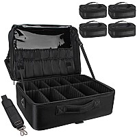 Relavel Extra Large Makeup Case With 4 Pcs Makeup Bags Professional Makeup Artist Set Portable Nail Organizer Box Art Supply Ca