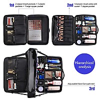 Relavel Extra Large Makeup Case With 4 Pcs Makeup Bags Professional Makeup Artist Set Portable Nail Organizer Box Art Supply Ca