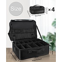 Relavel Extra Large Makeup Case With 4 Pcs Makeup Bags Professional Makeup Artist Set Portable Nail Organizer Box Art Supply Ca