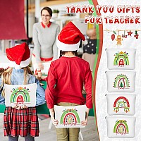 Saintrygo 4 Pcs Rainbow Cosmetic Bag Teacher Nurse Inspirational Gift Bags For Women Girls You Are Loved Beautiful Kind Makeup B